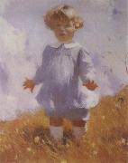 Frank Benson Boy in Blue oil painting